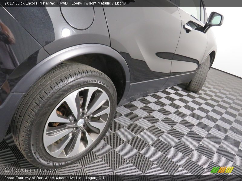 Ebony Twilight Metallic / Ebony 2017 Buick Encore Preferred II AWD
