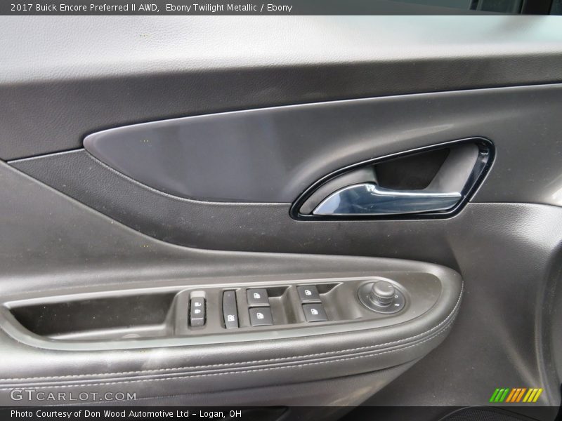 Ebony Twilight Metallic / Ebony 2017 Buick Encore Preferred II AWD