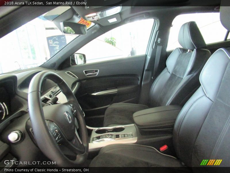 San Marino Red / Ebony 2018 Acura TLX Sedan