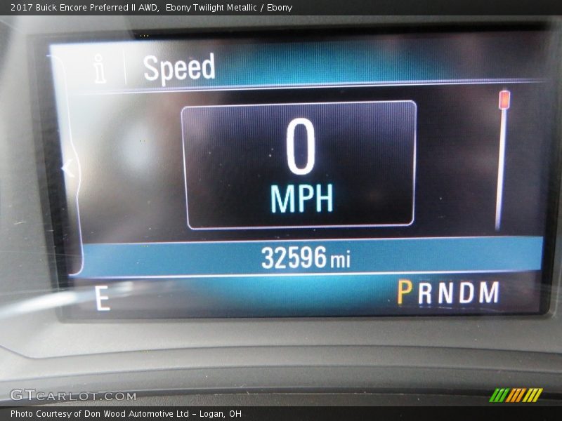 Ebony Twilight Metallic / Ebony 2017 Buick Encore Preferred II AWD