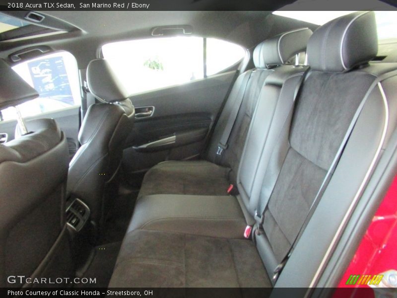 San Marino Red / Ebony 2018 Acura TLX Sedan
