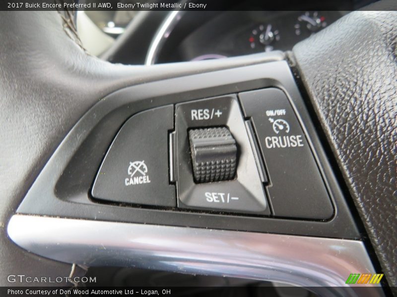 Ebony Twilight Metallic / Ebony 2017 Buick Encore Preferred II AWD