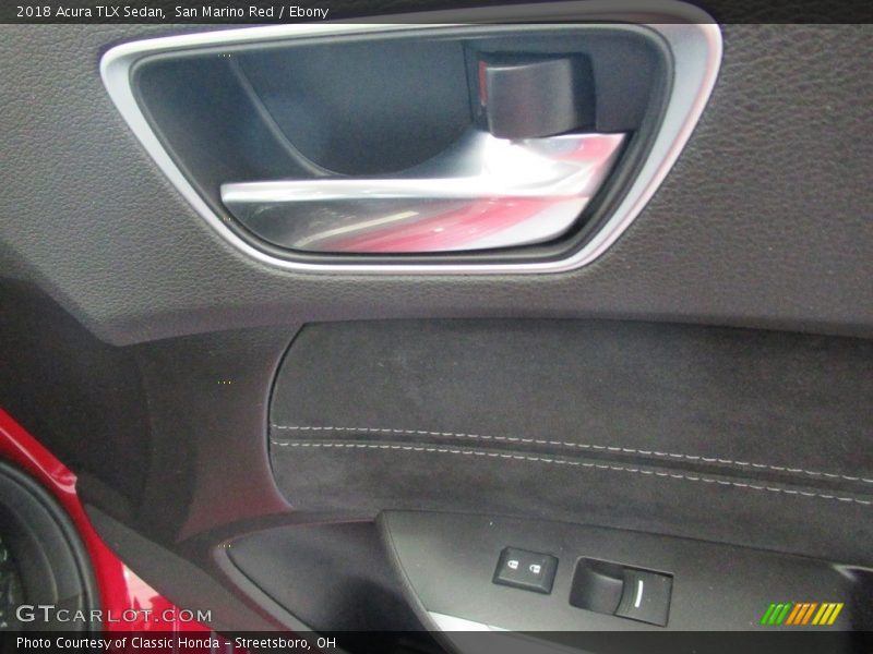 San Marino Red / Ebony 2018 Acura TLX Sedan