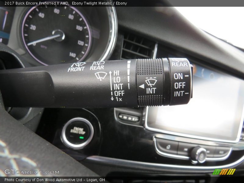 Ebony Twilight Metallic / Ebony 2017 Buick Encore Preferred II AWD