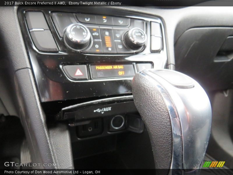 Ebony Twilight Metallic / Ebony 2017 Buick Encore Preferred II AWD