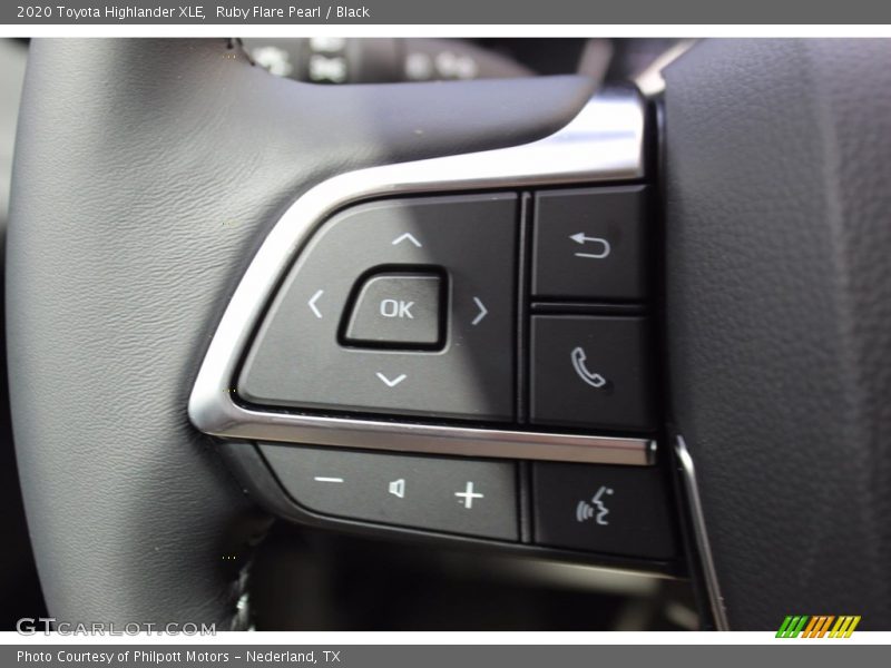 Ruby Flare Pearl / Black 2020 Toyota Highlander XLE