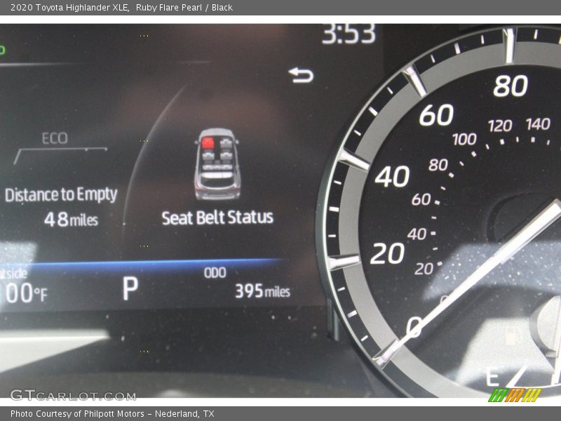 Ruby Flare Pearl / Black 2020 Toyota Highlander XLE