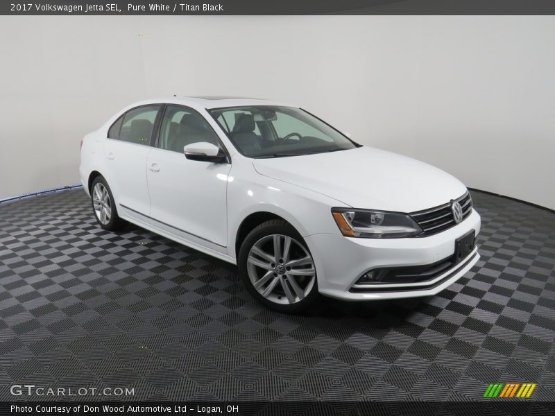 Pure White / Titan Black 2017 Volkswagen Jetta SEL