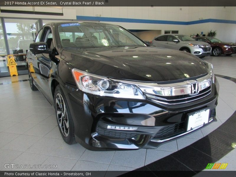 Crystal Black Pearl / Black 2017 Honda Accord EX Sedan