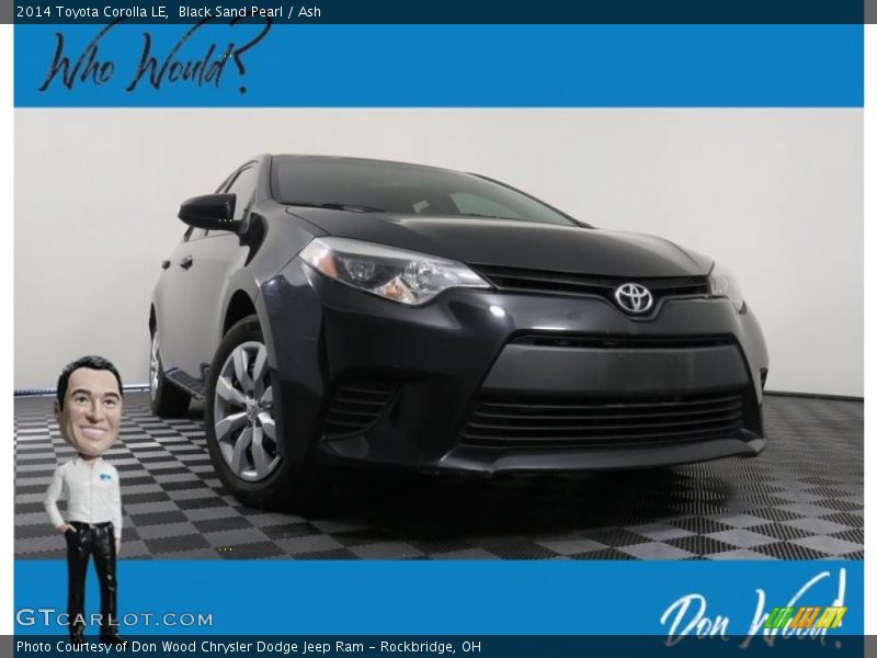 Black Sand Pearl / Ash 2014 Toyota Corolla LE