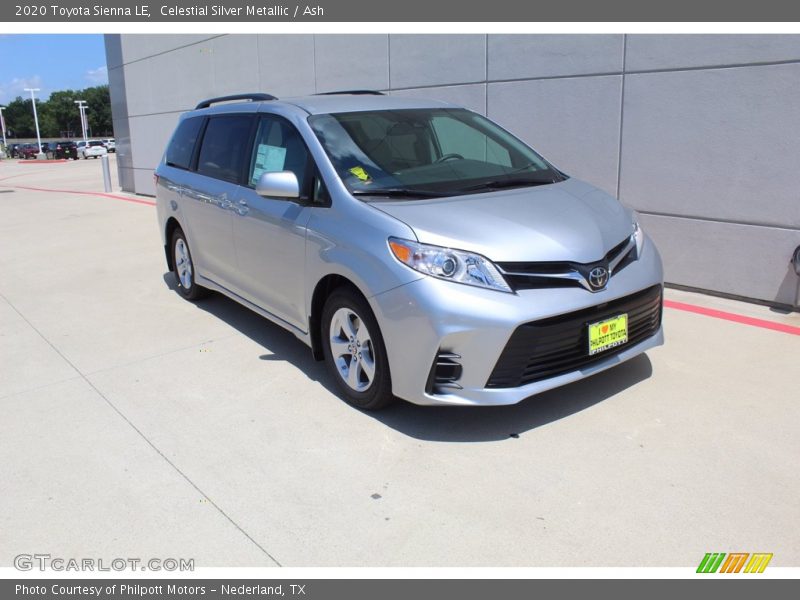 Celestial Silver Metallic / Ash 2020 Toyota Sienna LE