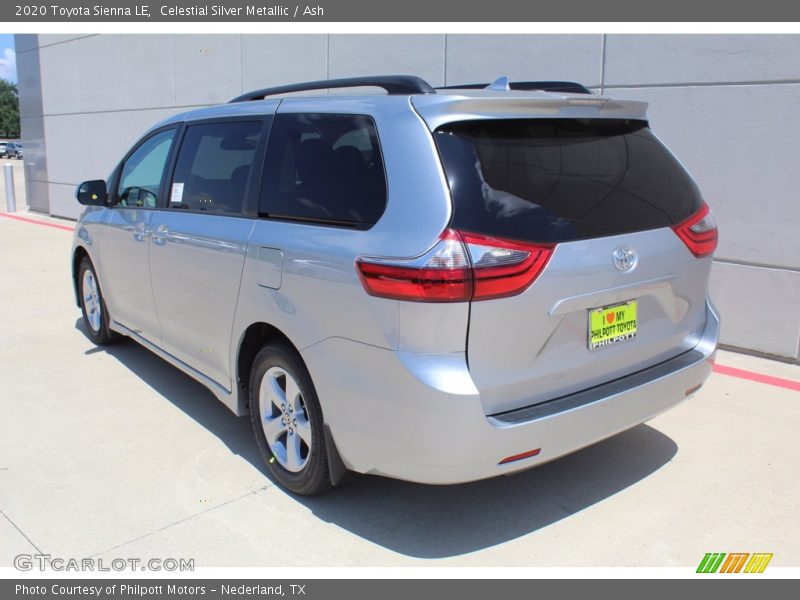 Celestial Silver Metallic / Ash 2020 Toyota Sienna LE