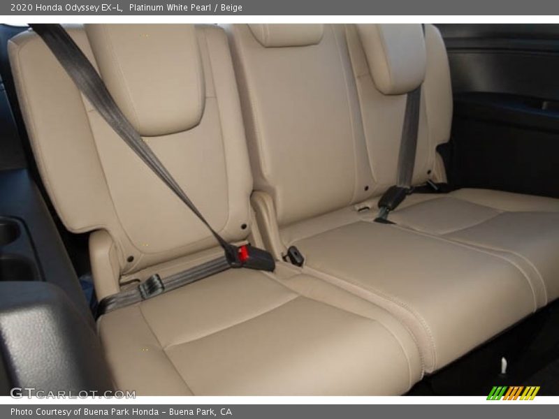Platinum White Pearl / Beige 2020 Honda Odyssey EX-L