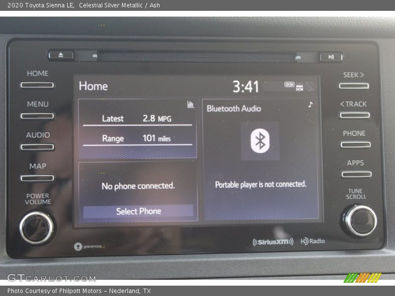 Celestial Silver Metallic / Ash 2020 Toyota Sienna LE