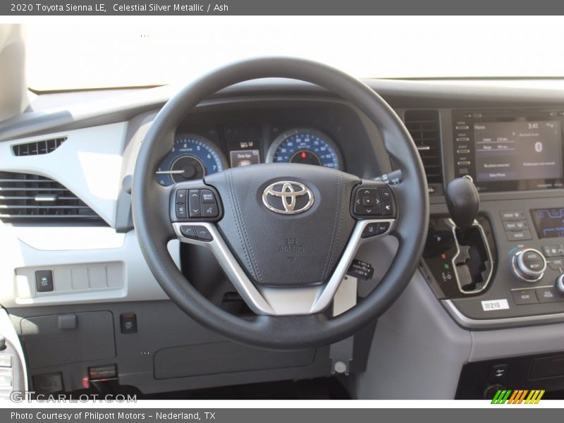 Celestial Silver Metallic / Ash 2020 Toyota Sienna LE
