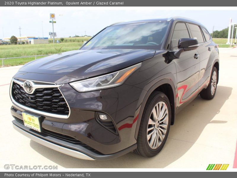 Opulent Amber / Glazed Caramel 2020 Toyota Highlander Platinum
