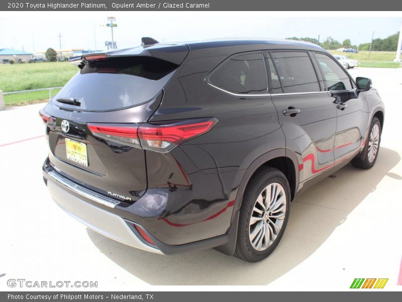 Opulent Amber / Glazed Caramel 2020 Toyota Highlander Platinum
