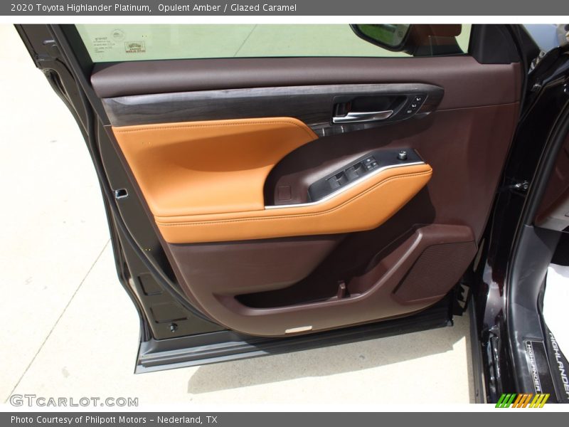Opulent Amber / Glazed Caramel 2020 Toyota Highlander Platinum