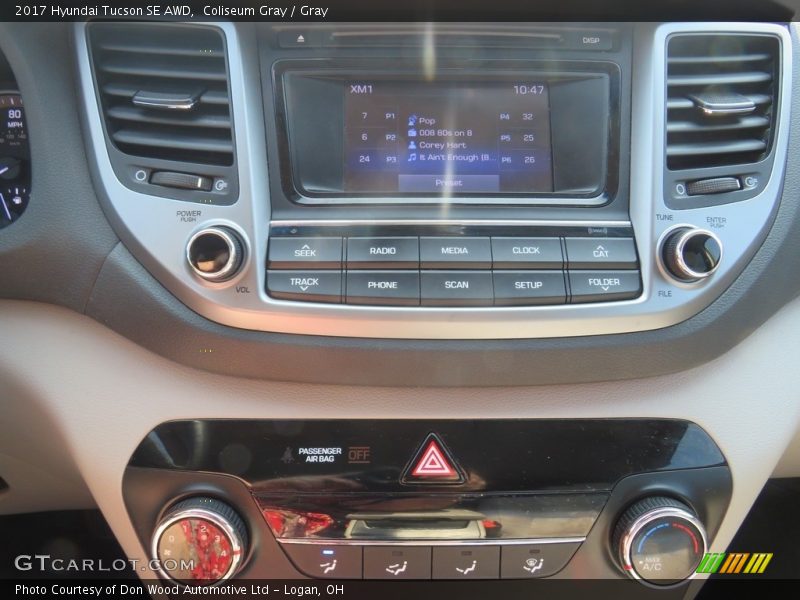 Coliseum Gray / Gray 2017 Hyundai Tucson SE AWD