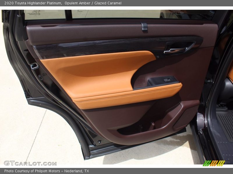 Door Panel of 2020 Highlander Platinum