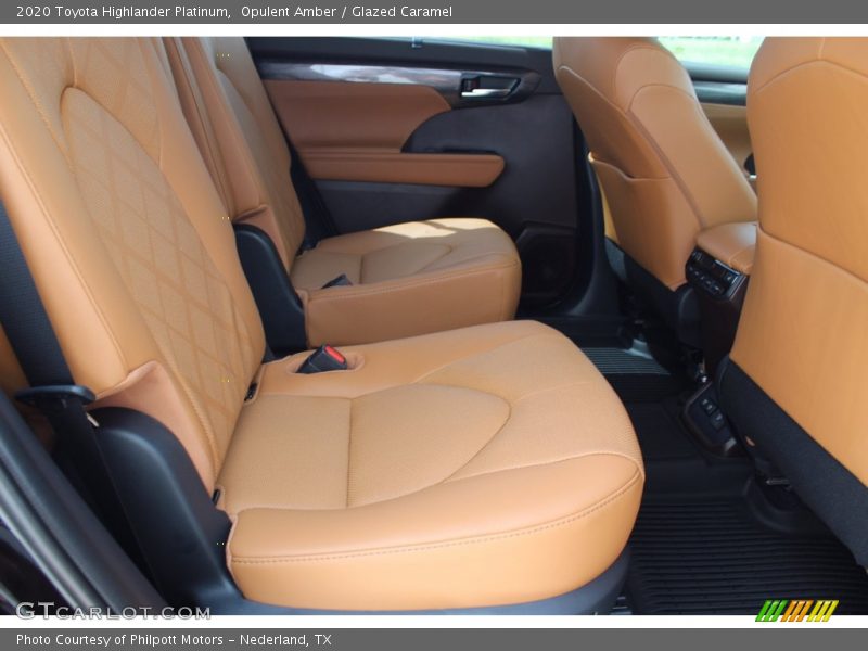 Rear Seat of 2020 Highlander Platinum