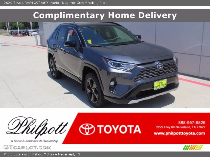 Magnetic Gray Metallic / Black 2020 Toyota RAV4 XSE AWD Hybrid