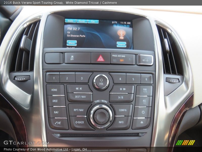 Controls of 2016 Verano Sport Touring Group
