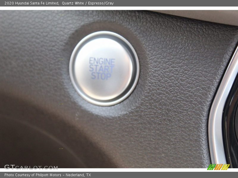 Quartz White / Espresso/Gray 2020 Hyundai Santa Fe Limited