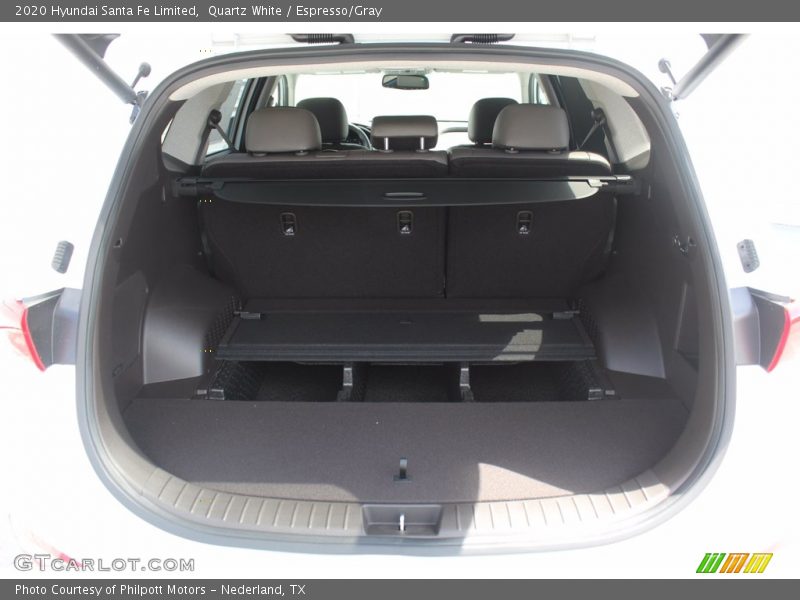 Quartz White / Espresso/Gray 2020 Hyundai Santa Fe Limited