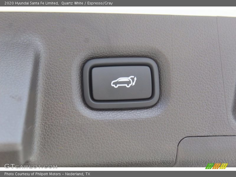 Quartz White / Espresso/Gray 2020 Hyundai Santa Fe Limited