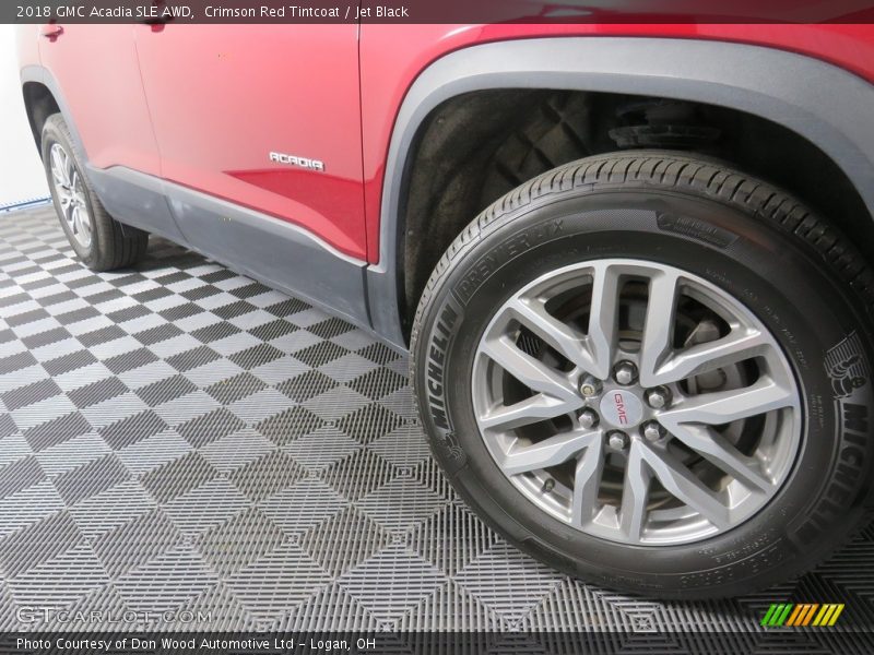 Crimson Red Tintcoat / Jet Black 2018 GMC Acadia SLE AWD