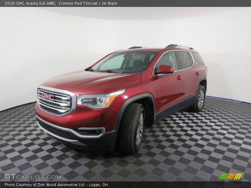 Crimson Red Tintcoat / Jet Black 2018 GMC Acadia SLE AWD