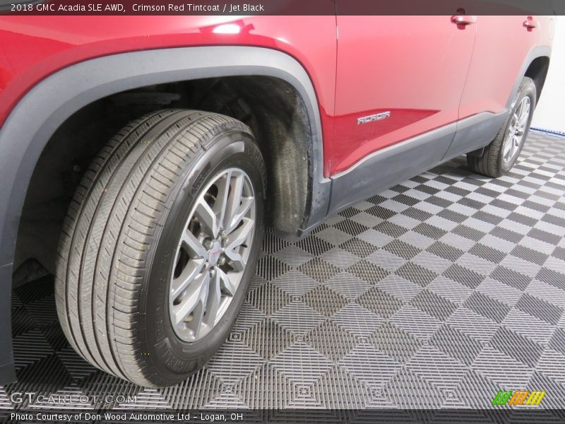 Crimson Red Tintcoat / Jet Black 2018 GMC Acadia SLE AWD