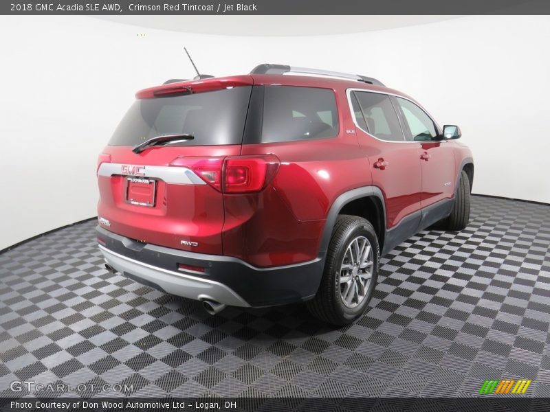 Crimson Red Tintcoat / Jet Black 2018 GMC Acadia SLE AWD