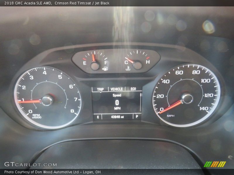 Crimson Red Tintcoat / Jet Black 2018 GMC Acadia SLE AWD