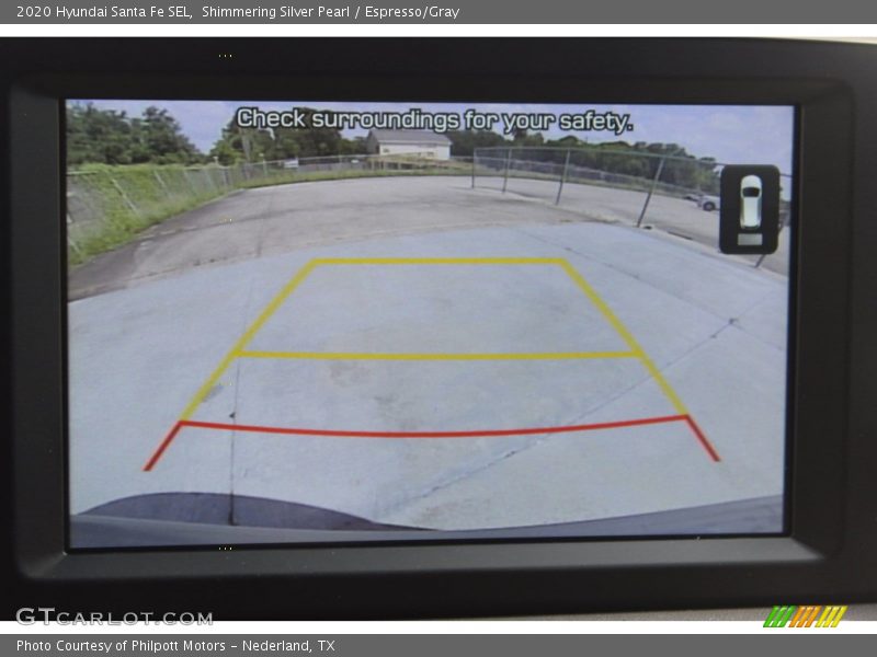 Shimmering Silver Pearl / Espresso/Gray 2020 Hyundai Santa Fe SEL