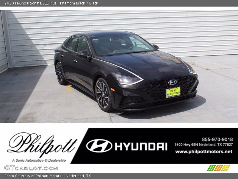 Phantom Black / Black 2020 Hyundai Sonata SEL Plus