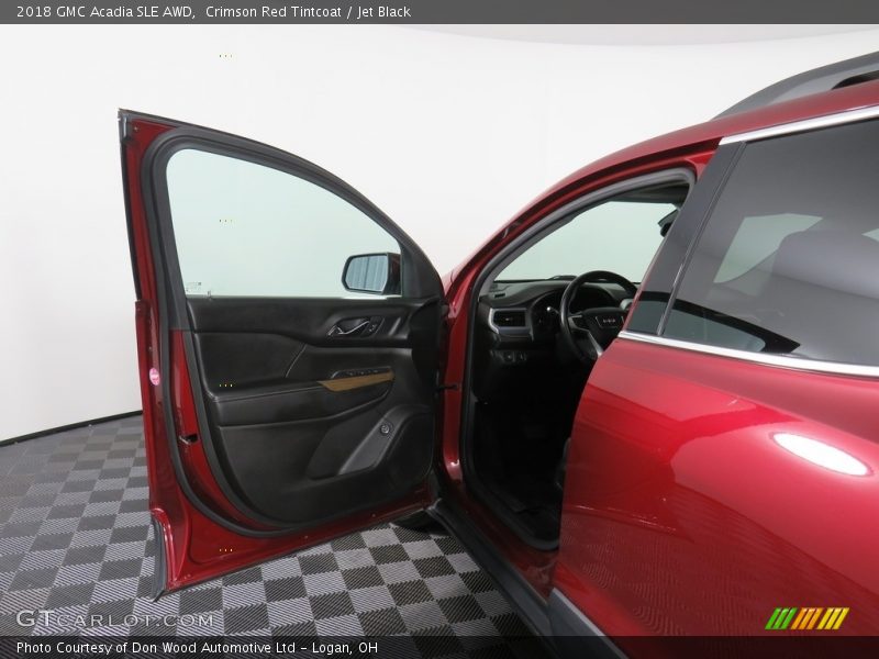Crimson Red Tintcoat / Jet Black 2018 GMC Acadia SLE AWD