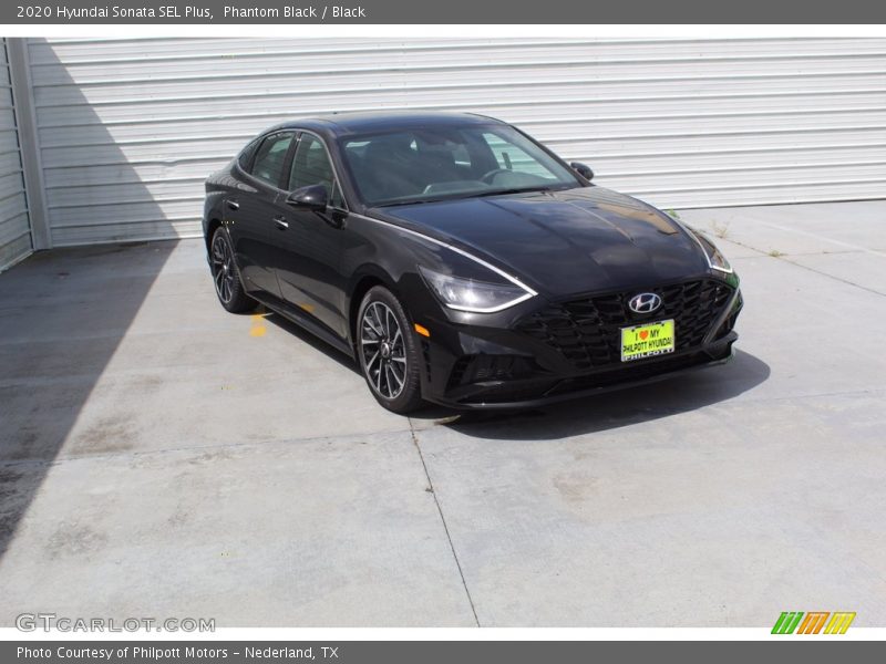 Phantom Black / Black 2020 Hyundai Sonata SEL Plus