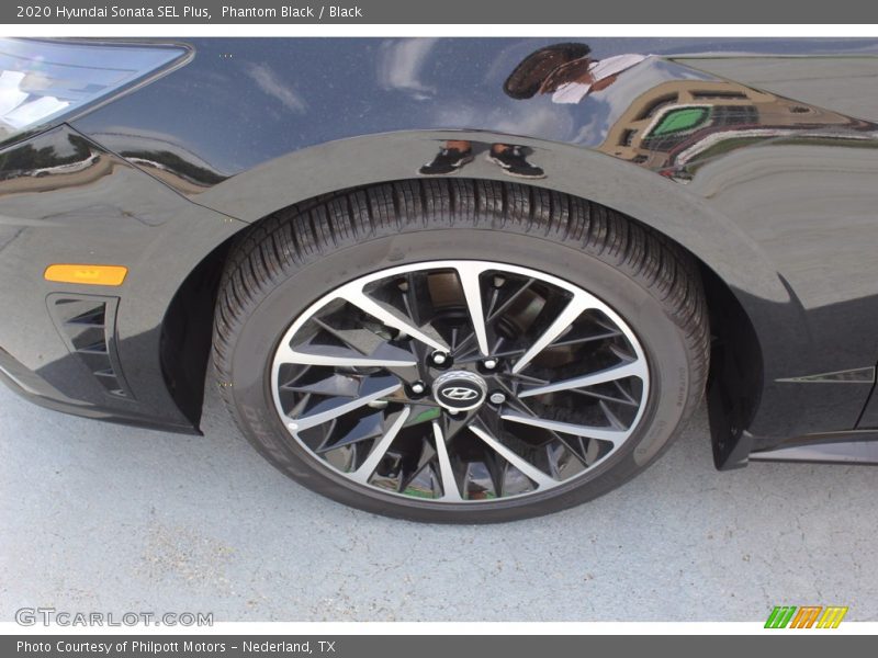 Phantom Black / Black 2020 Hyundai Sonata SEL Plus
