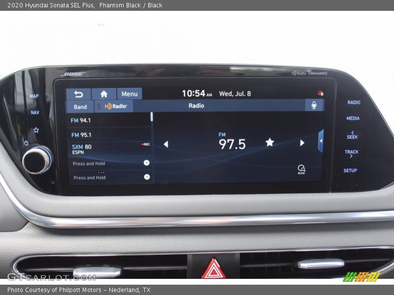 Phantom Black / Black 2020 Hyundai Sonata SEL Plus