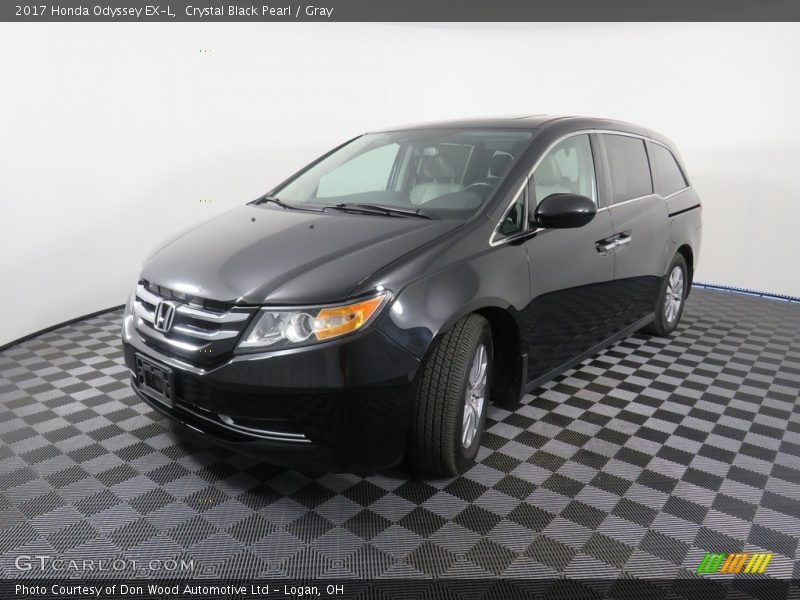 Crystal Black Pearl / Gray 2017 Honda Odyssey EX-L