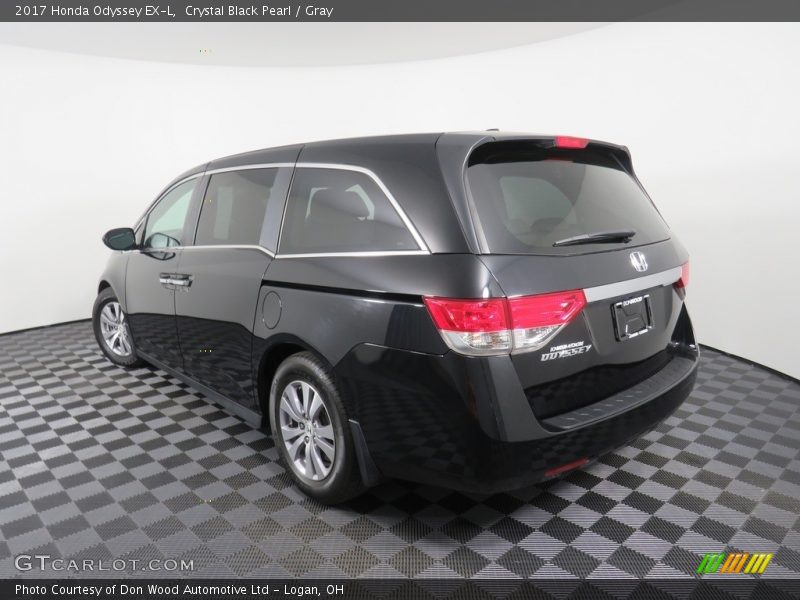 Crystal Black Pearl / Gray 2017 Honda Odyssey EX-L