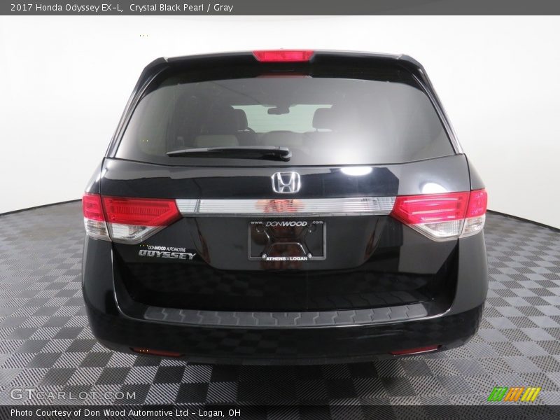 Crystal Black Pearl / Gray 2017 Honda Odyssey EX-L