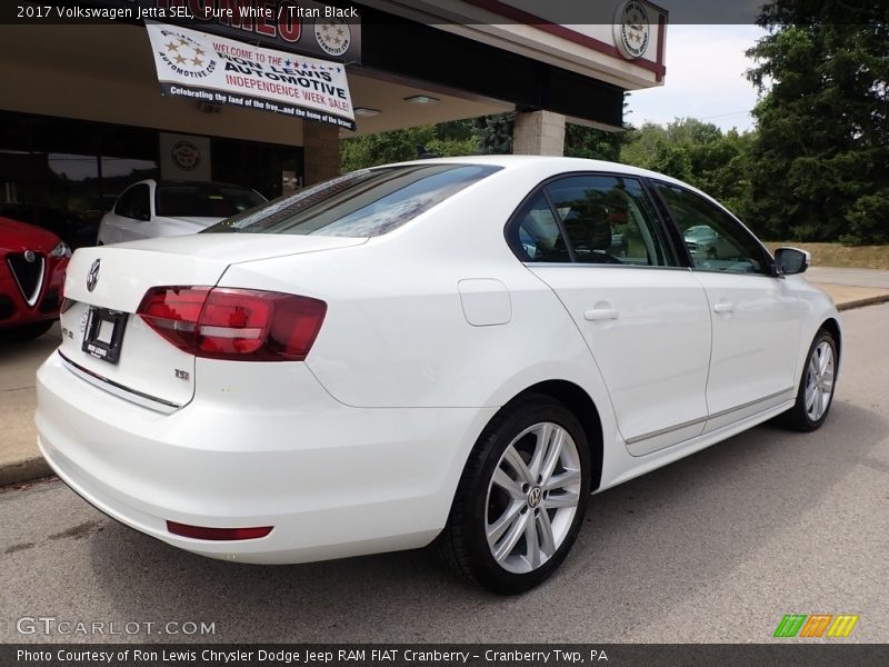 Pure White / Titan Black 2017 Volkswagen Jetta SEL
