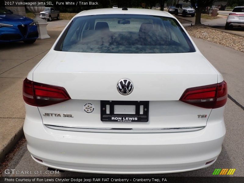 Pure White / Titan Black 2017 Volkswagen Jetta SEL