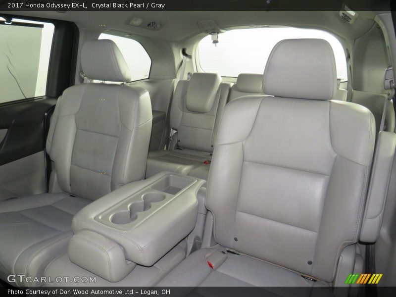 Crystal Black Pearl / Gray 2017 Honda Odyssey EX-L