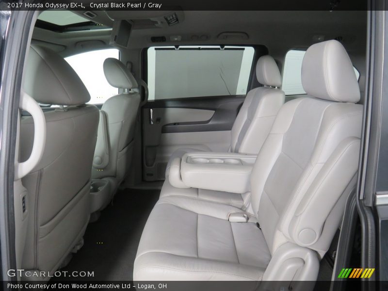 Crystal Black Pearl / Gray 2017 Honda Odyssey EX-L
