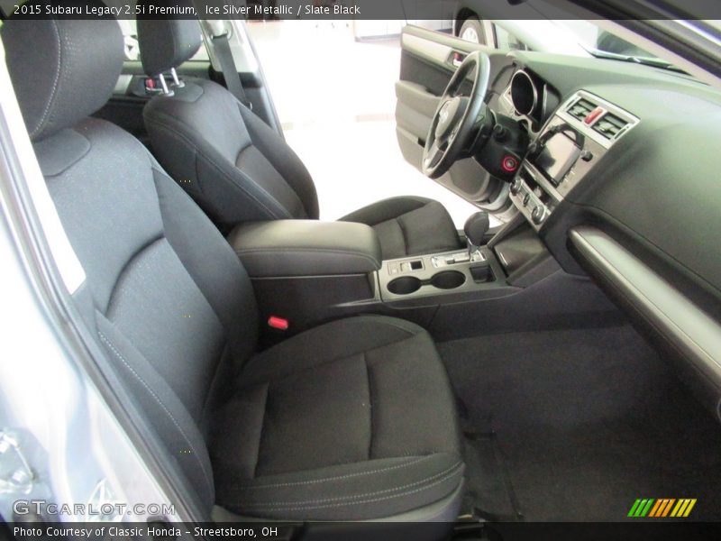 Front Seat of 2015 Legacy 2.5i Premium