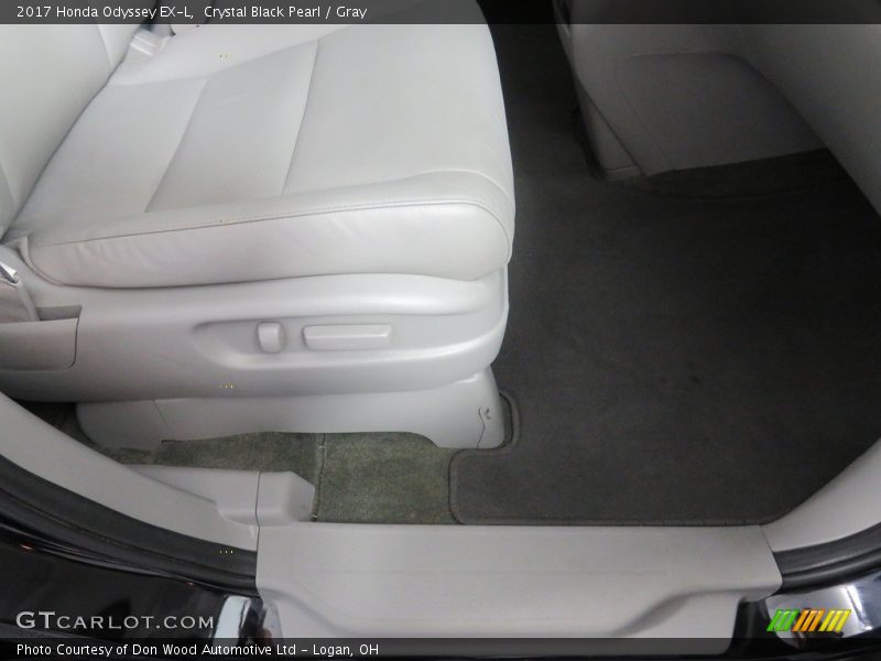 Crystal Black Pearl / Gray 2017 Honda Odyssey EX-L